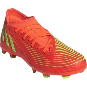 adidas PREDATOR EDGE.3 LL FG J Dětské kopačky, červená, velikost 36