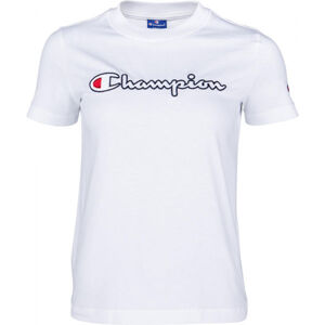 Champion CREWNECK T-SHIRT Pánské tričko, Černá,Bílá, velikost XL