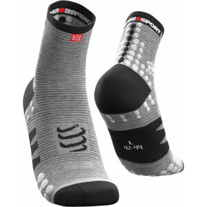 Compressport PRO RACING SOCKS V3.0 Běžecké ponožky, šedá, velikost