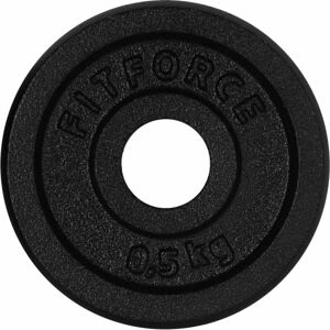 Fitforce PLB 0,5 KG x 25 MM Nakládací kotouč, černá, velikost