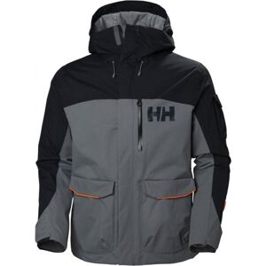 Helly Hansen FERNIE 2.0 JACKET Pánská lyžařská/snowboardová bunda, tmavě šedá, velikost XL