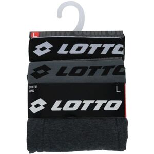 Lotto AUGUSTUS 2PACK Pánské boxerky, černá, velikost L