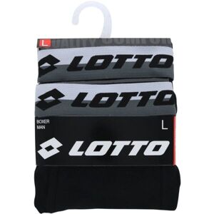 Lotto TRAIANUS 2PACK Pánské boxerky, černá, velikost M