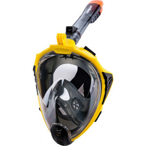 Miton UTILA 2 Celoobličejová šnorchlovací maska, žlutá, velikost