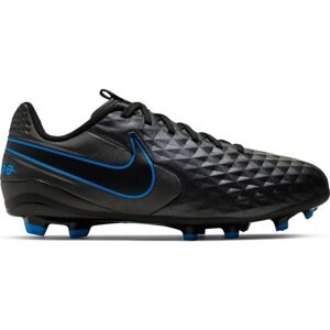 Nike JR TIEMPO LEGEND 8 ACADEMY FG/MG Dětské kopačky, Černá,Modrá, velikost 5