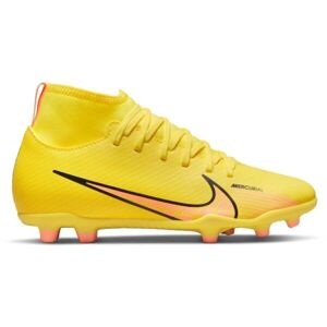 Nike JR MERCURIAL SUPERFLY 9 CLUB FG/MG Dětské kopačky, žlutá, velikost 33