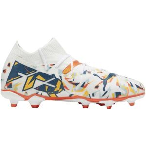 Puma FUTURE 7 ULTIMATE CREATIVITY FG/AG JR Dětské kopačky, bílá, velikost 38.5